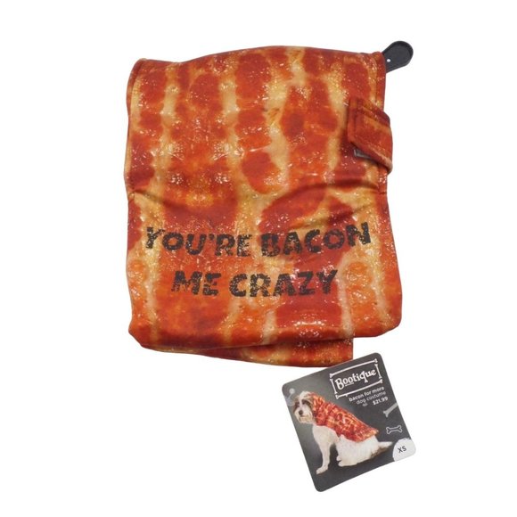Bootique Pet Costume Bacon for More You're Bacon Me Crazy - XL - Xtra Large - Picture 3 of 6